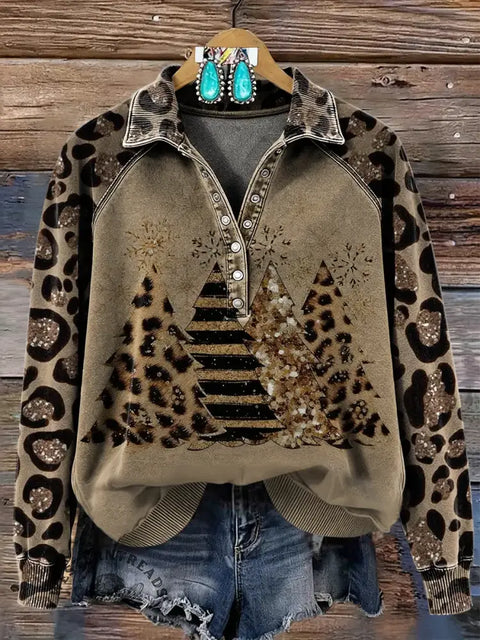 Christmas Casual Cotton Sweatshirt