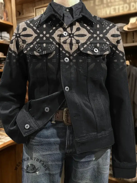 Men's Art Print Casual Top