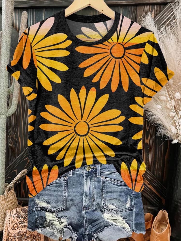 Daisy Print T-shirt