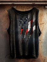Women's Vintage Independence Day Print Casual Tank Top