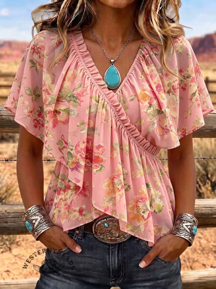 Vintage Art Comfortable Summer Fabrics Casual Shirt
