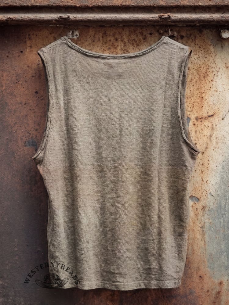 Women's Vintage Independence Day Print Casual Tank Top