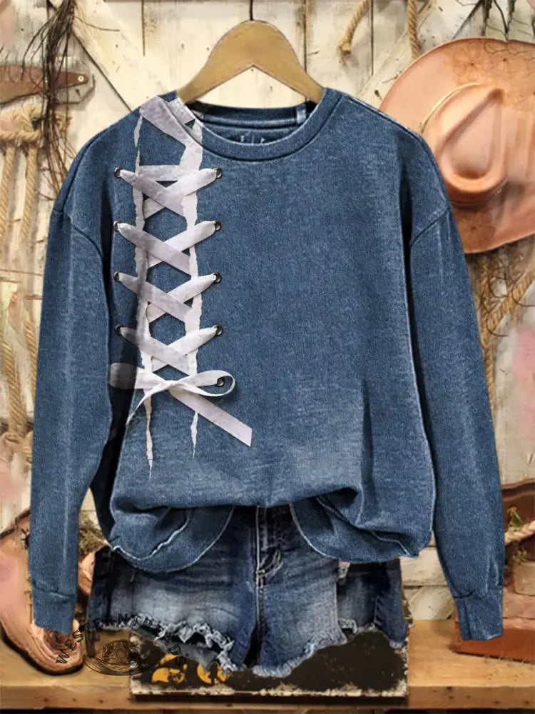 Vintage Art Print Sweatshirt