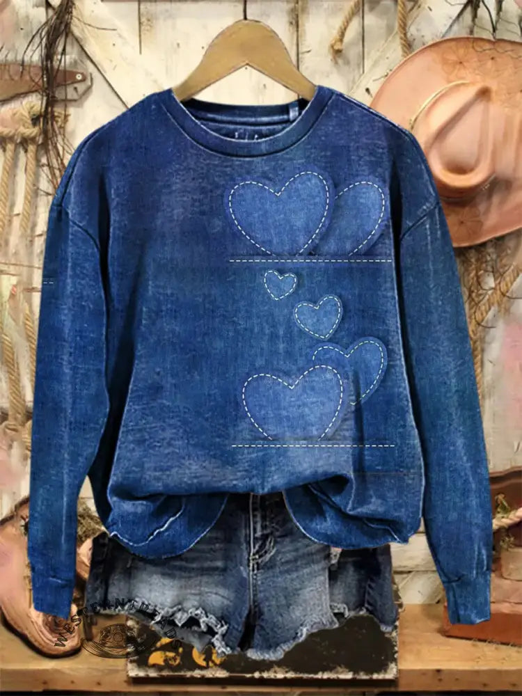 Vintage Art Print Sweatshirt