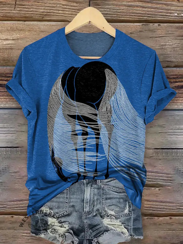 Abstract Art Horse T-shirt