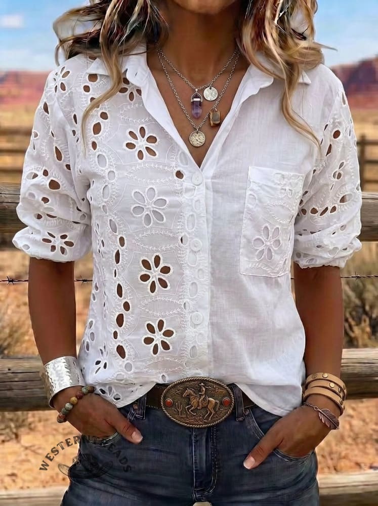 Women's Summer Hollow Shirt