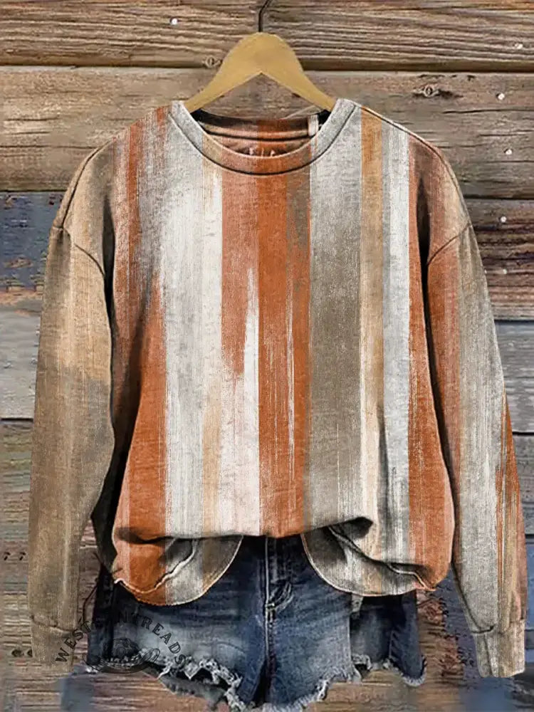 Vintage Art Print Sweatshirt