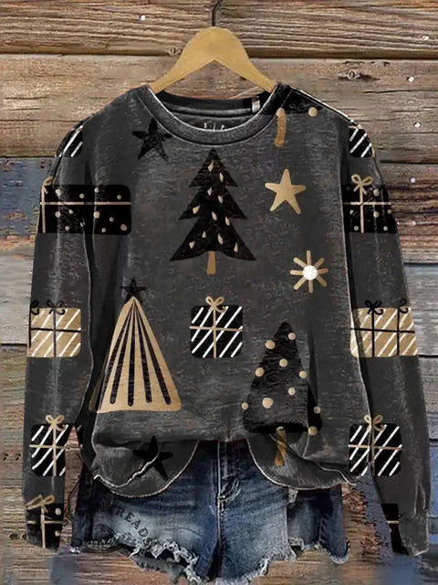 Christmas Casual Cotton Sweatshirt