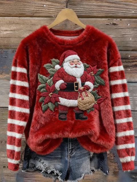 Christmas Fall/Winter Warm Plush Sweatshirt