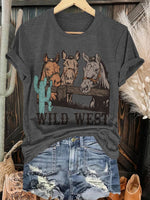 WILD WEST Print T-shirt