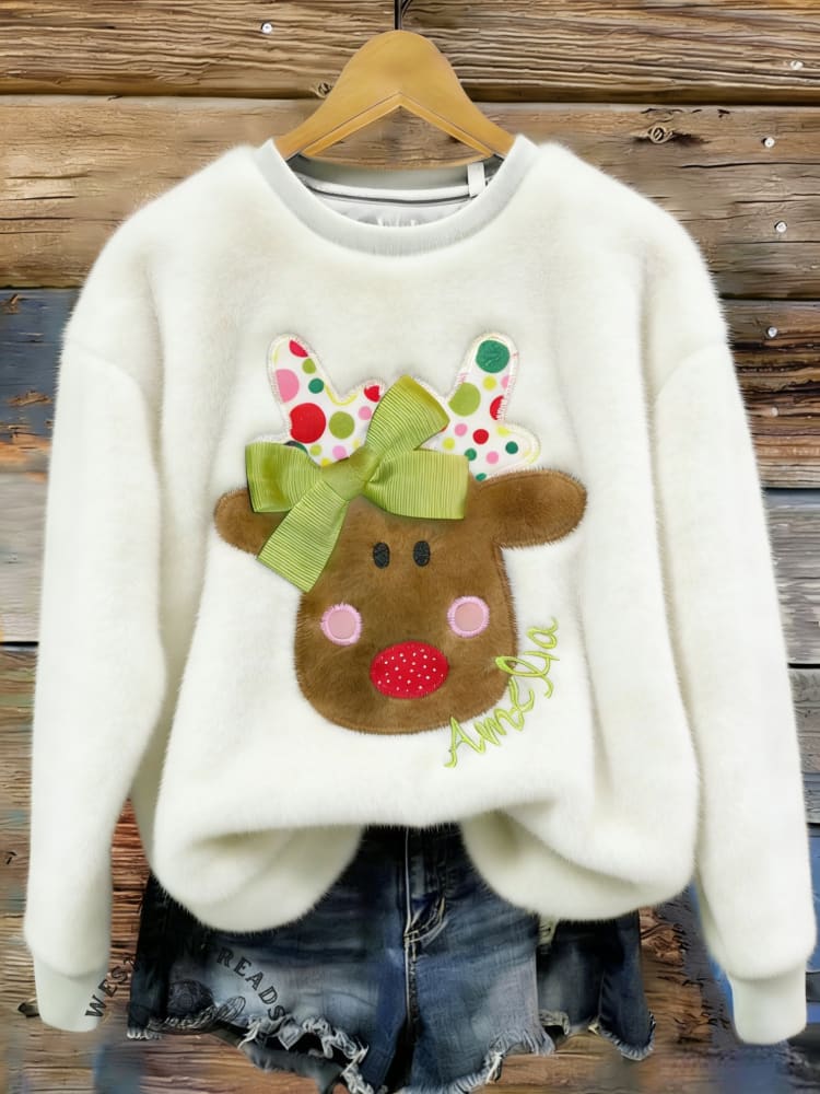 Christmas Fall/Winter Warm Plush Sweatshirt