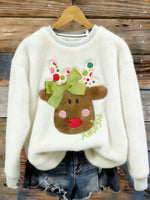 Christmas Fall/Winter Warm Plush Sweatshirt