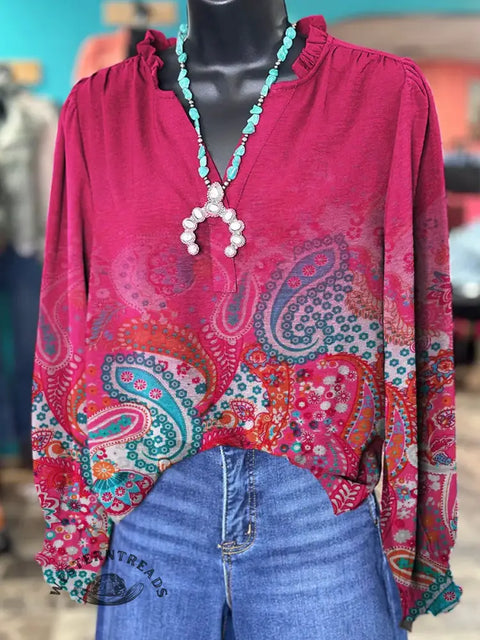 Paisley Print Casual Shirt