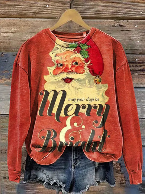 Christmas Casual Cotton Sweatshirt