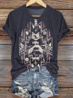 Aztec Art Print T-shirt