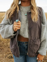 Vintage Quilted Western Vest