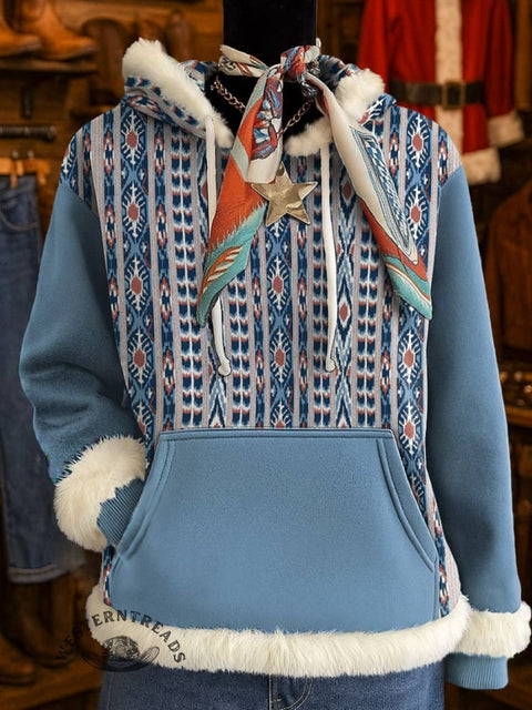 Aztec Print Casual Sweatshirt