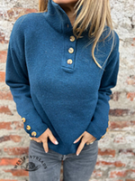 Vintage Casual Cotton Sweatshirt