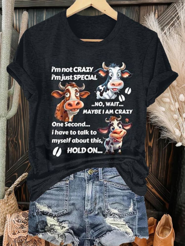 Cow Print T-shirt