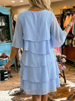 Women's Layered Ruffle Dress