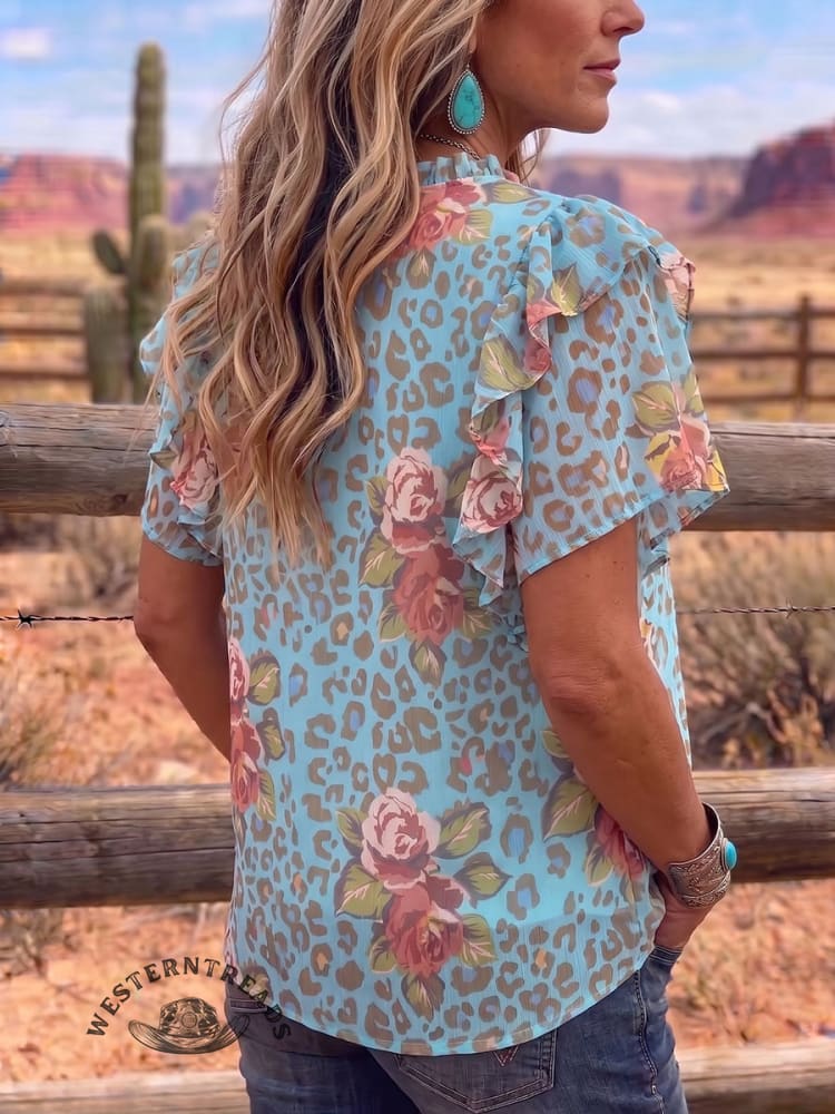 Vintage Art Comfortable Summer Fabrics Casual Shirt