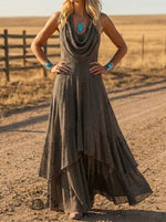 Women's Casual Sleeveless Knitted Dress