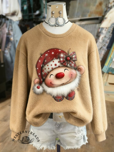 Christmas Fall/Winter Warm Plush Sweatshirt