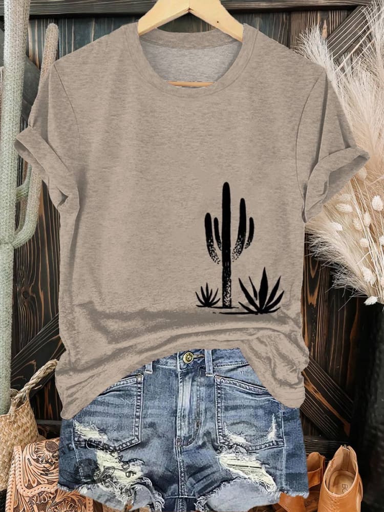 Cactus Print T-shirt