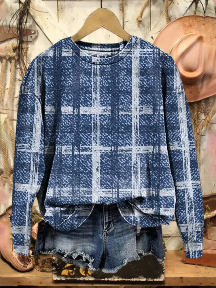 Vintage Art Print Sweatshirt