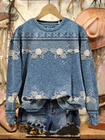 Vintage Art Print Sweatshirt