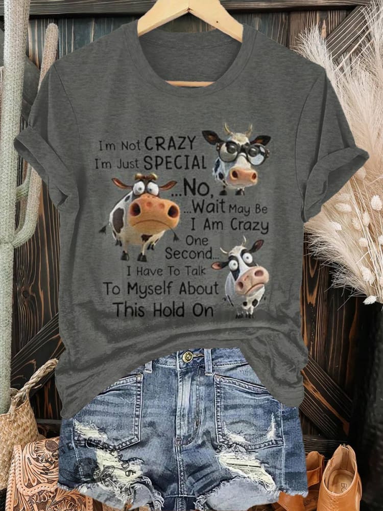 Cow Print T-shirt