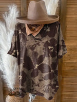 Vintage Western Art Print T-shirt