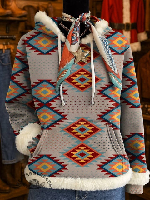 Aztec Print Casual Sweatshirt