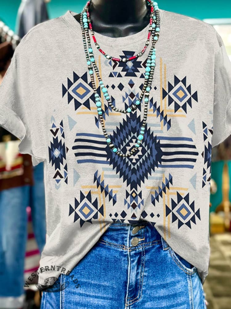 Aztec Print T-shirt