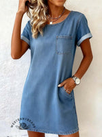 Women's Vintage Pocket Dress
