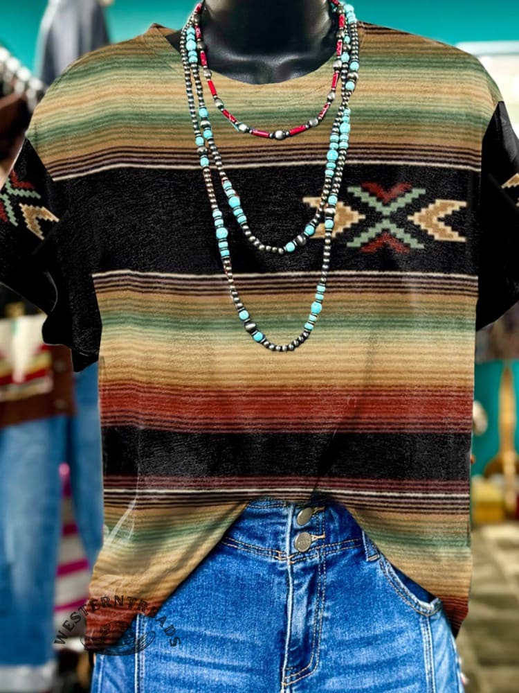 Aztec Print T-shirt