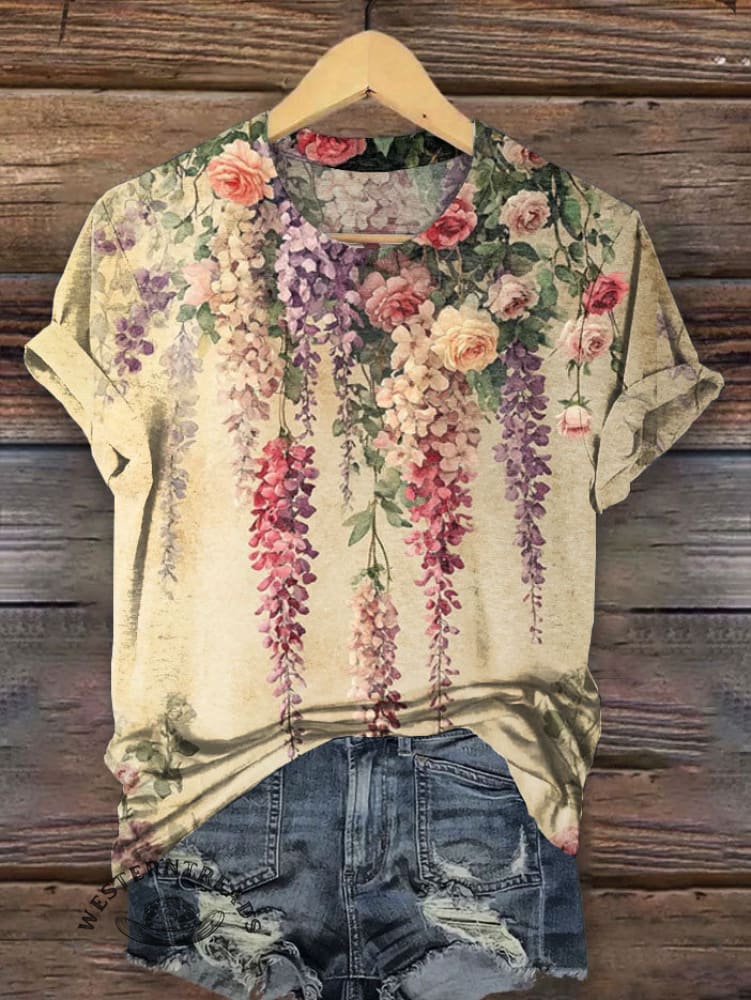 Vintage Art Print T-shirt