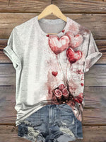Vintage Heart Art Print T-shirt