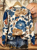 Vintage Art Print Sweatshirt