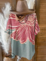 Vintage Western Art Print T-shirt