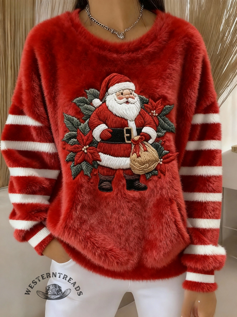 Christmas Fall/Winter Warm Plush Sweatshirt