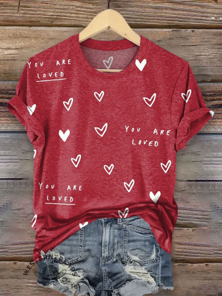 Vintage Valentine's Day Art Print T-shirt