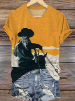 Cowboy Print T-shirt