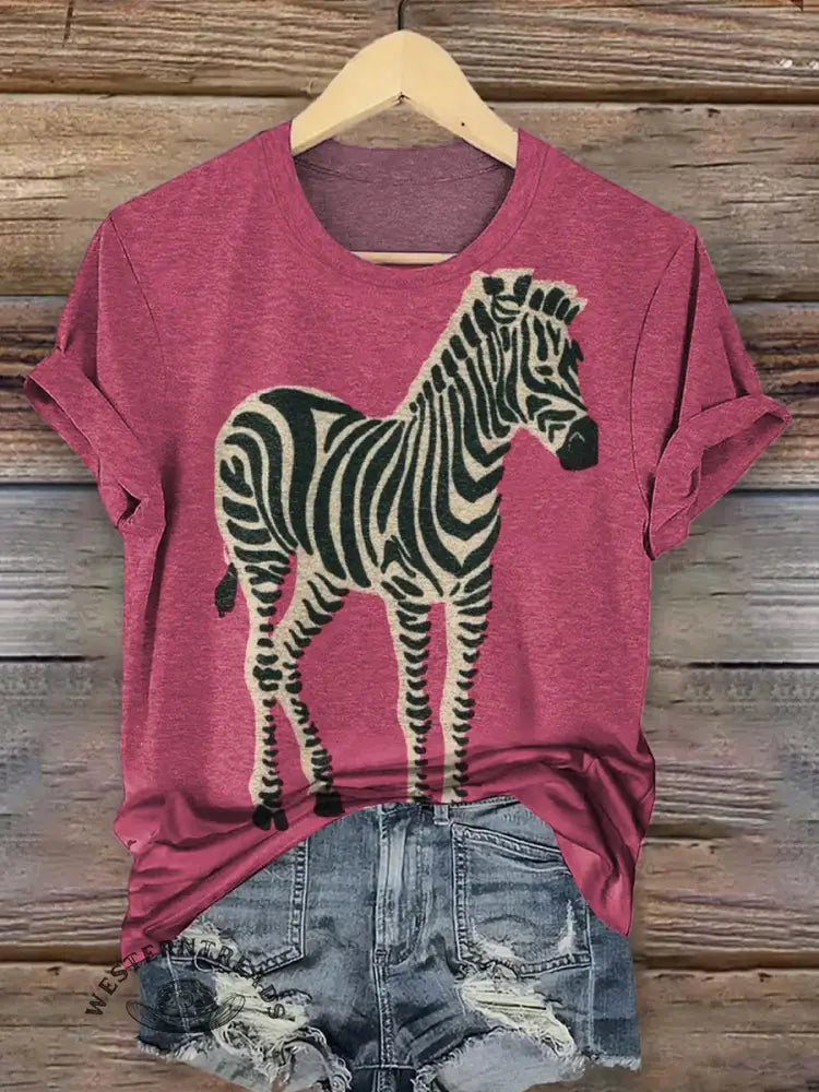 Retro Zebra T-shirt