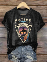 Vintage Art Print T-shirt
