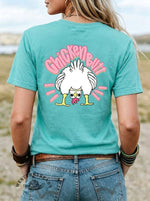 "guess What? Chicken Butt" Two-sided Graphic Tee