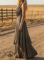Women's Casual Sleeveless Knitted Dress