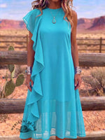 Vintage Art Comfortable Summer Fabrics Dress