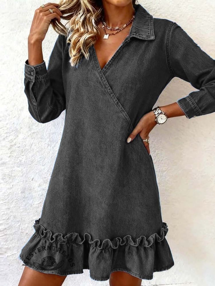 Women's Vintage Pocket Dress