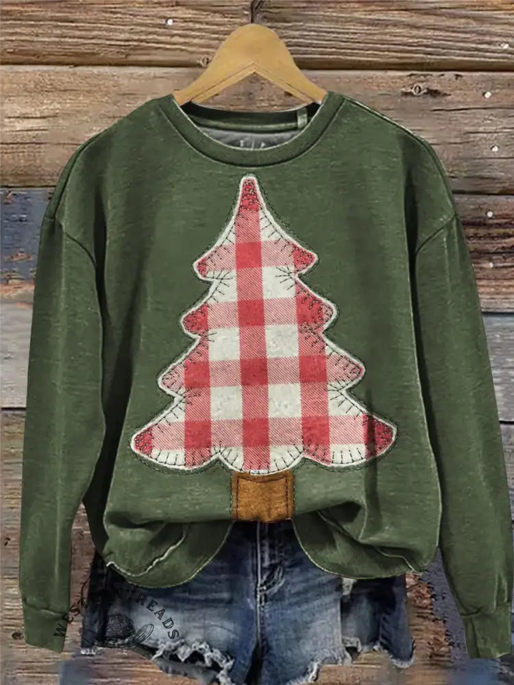 Christmas Art Print Casual Sweatshirt